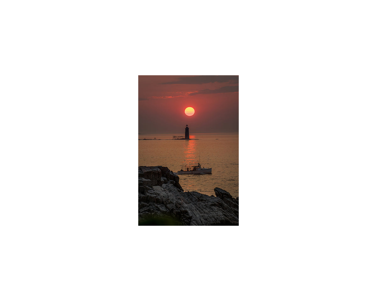 Ram Island Ledge Sunrise, July 12 2023