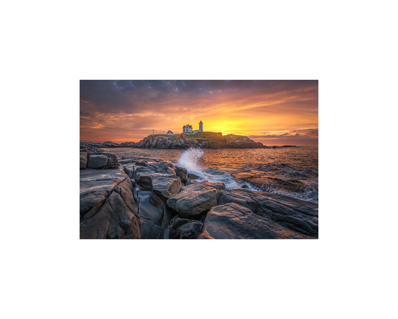 Nubble Splash Sunrise, October 11 2023