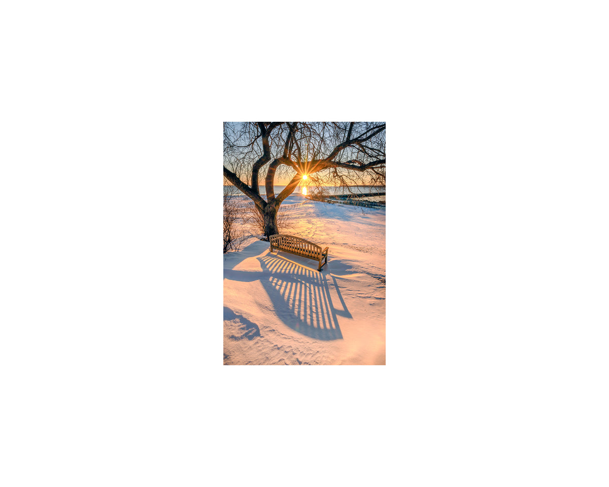 Samoset Bench Sunrise, February 2 2025