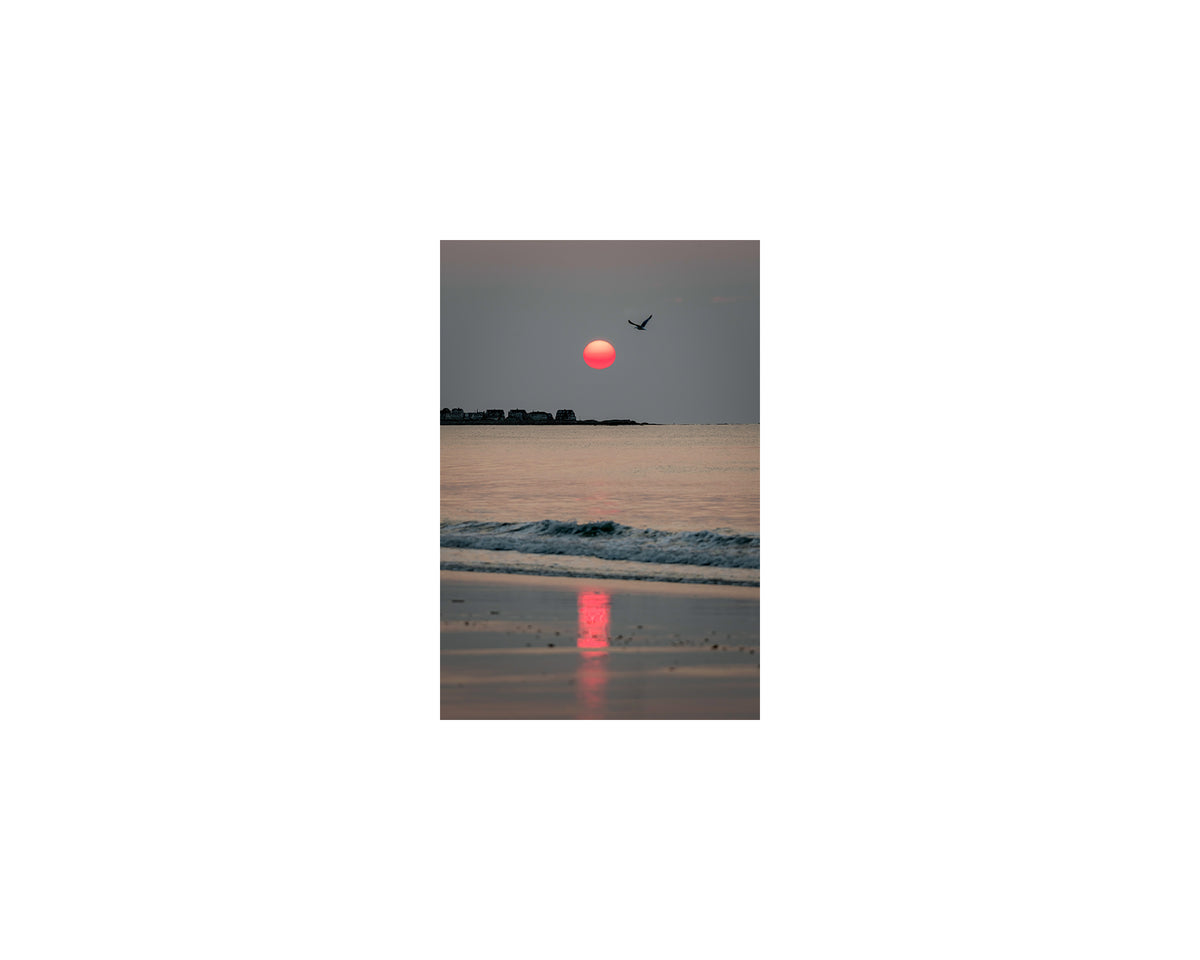Fortunes Rocks Smoky Sunrise, July 21 2025