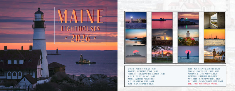 2026 Maine Lighthouse Calendar