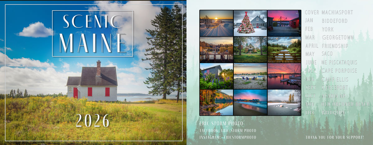2026 Scenic Maine Calendar