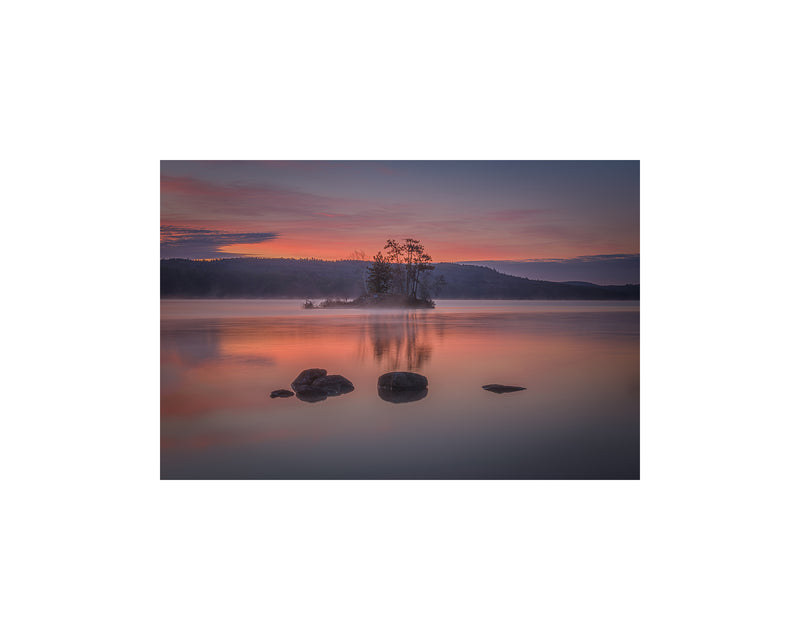 Moose Pond Island Sunrise, November 19 2020