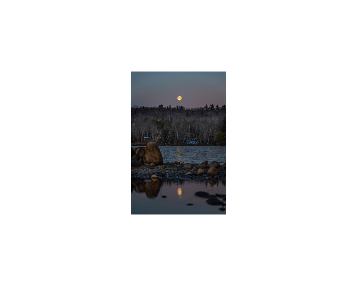 Little Ossipee Full Moon, April 7 2023