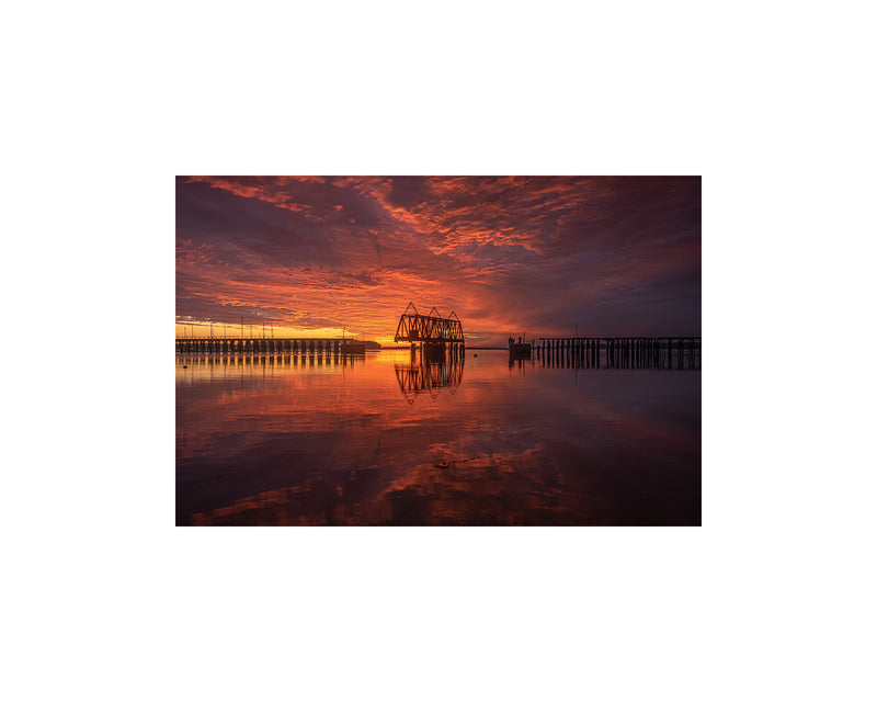 Swinging Bridge Sunrise 2